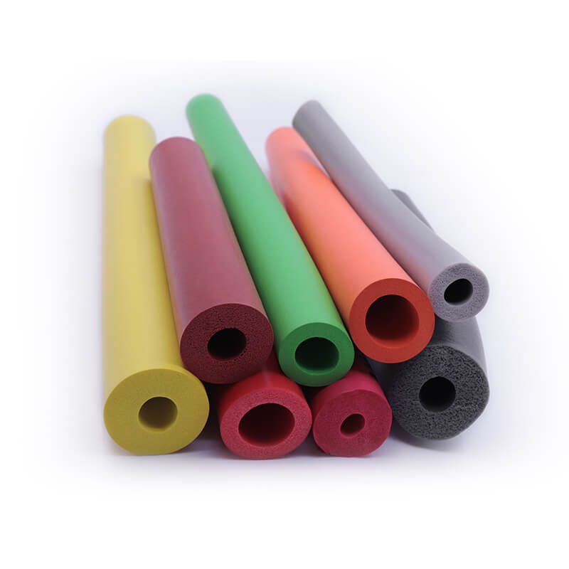 Silicone sponge tube